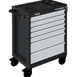 Servante d'atelier noire LT700 LINE, 7 tiroirs, 155 pièces - KRAFTWERK 102.107.205