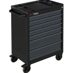 Servante d'atelier noire 7 tiroirs BT700 avec 337 outils KRAFTWERK - 102.117.109