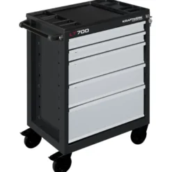 Servante d'atelier noire vide LT700 LINE, 5 tiroirs, 60x40 KRAFTWERK - 101.105.200