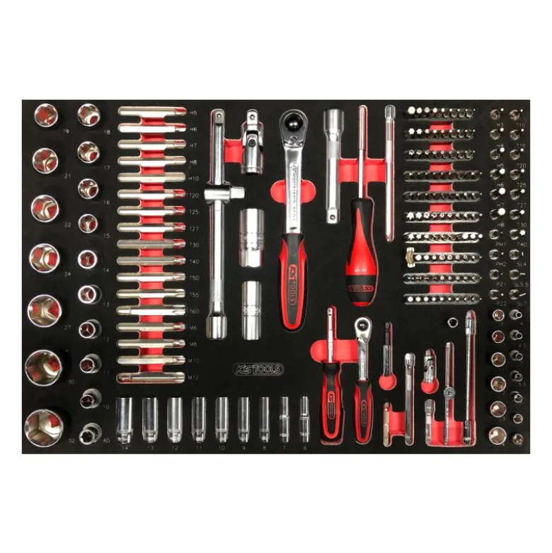 Servante d'atelier One by One 7 tiroirs avec 264 outils KS TOOLS - 823.7134F