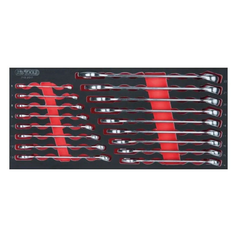 Servante d’atelier RACING 7 tiroirs, 224 outils - KS Tools - 855.7224-P