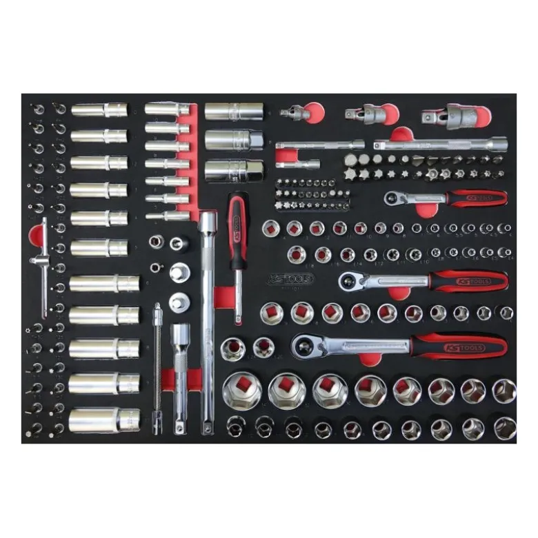 Servante d’atelier RACING 7 tiroirs, 224 outils - KS Tools - 855.7224-P