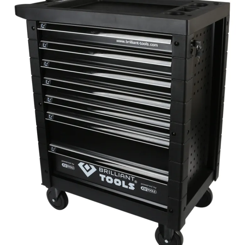 Servante d'atelier 7 tiroirs noire BRILLIANT TOOLS - BT152900