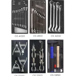 Servante d'atelier 7 tiroirs 446 outils CLAS - EG 1450