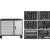 Servante d'atelier, 7 tiroirs, 300 pcs KRAFTWERK - BT1100