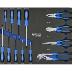 Servante d'atelier 7 tiroirs équipée de 347 outils BRILLIANT TOOLS - BT153347