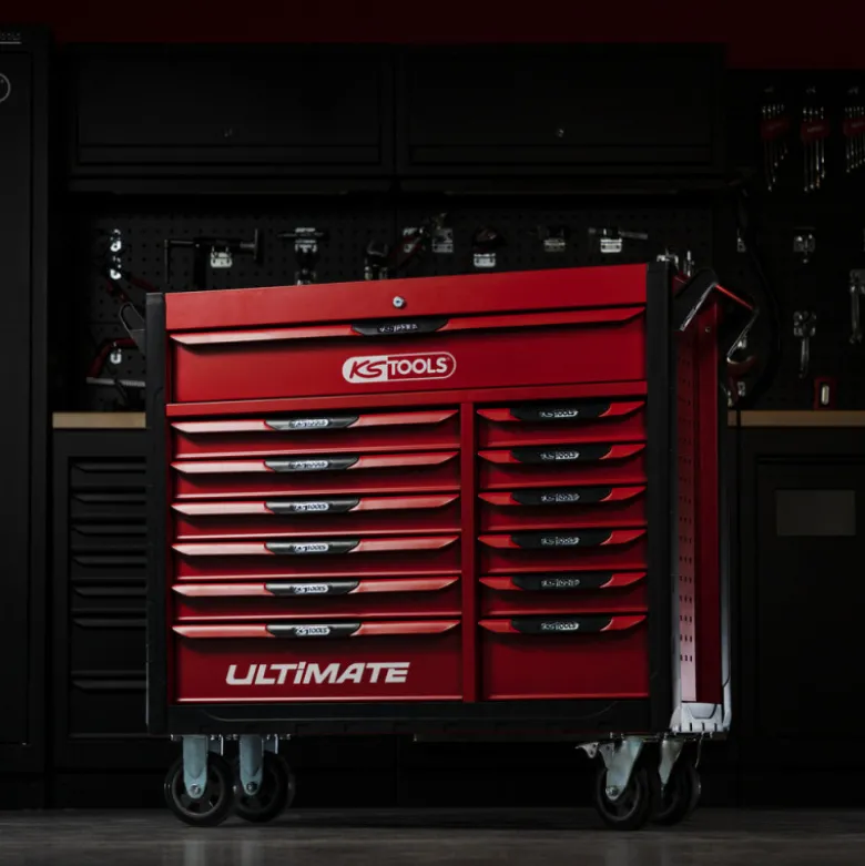 Servante Etabli 13 Tiroirs ULTIMATE Rouge KS TOOLS 809.0013