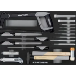 Servante LT700 BASIC 5 tiroirs + Composition 150 outils KRAFTWERK - 102.105.206