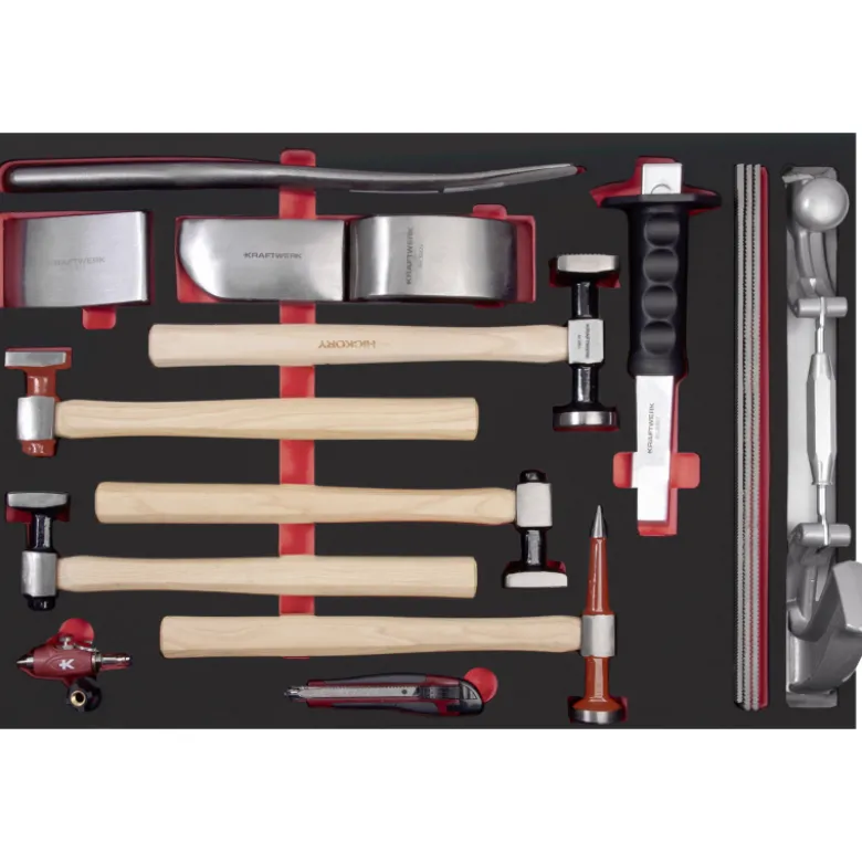 Servante LT700 3 tiroirs + Composition 119 outils KRAFTWERK - 102.103.201