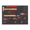 Servante 30n - 6 tiroirs - grise - mecanique - 242 outils SAM - CPP-242PM