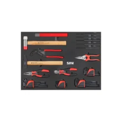 Servante 30N - 6 Tiroirs - 239 Outils - Mécanique Sam Outillage - Cpp-239Pm