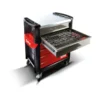 Servante 30n - 6 tir. rouge - plateau acier galva - 302 out. SAM - CPP-302MM