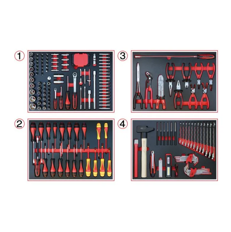 Servante Power édition limitée 2026 7 tiroirs 236 outils KS TOOLS - 826.7234F