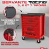 Servante RACING 6 tiroirs KS Tools 855.0006