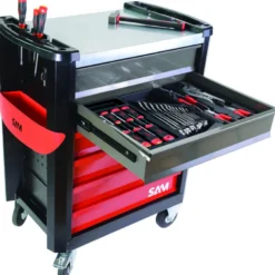 Servante Servi-630N - 6 Tiroirs - 65 Outils - Maintenance Industrielle Sam Outillage - Cpp-65Mms