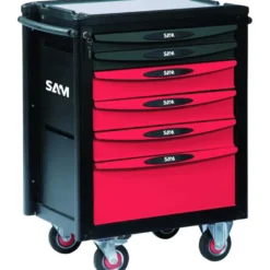 Servante Servi-640 - 6 Tiroirs - 135 Outils - Maintenance Industrielle Sam Outillage - Cpp-135Sv4