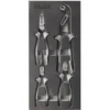 Servante 4 tiroirs + caisson pl 235 outils CLAS EG 4247