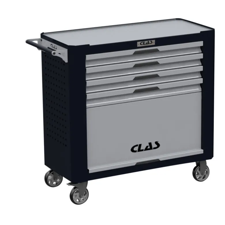 Servante 4 tiroirs + caisson pl 235 outils CLAS EG 4247