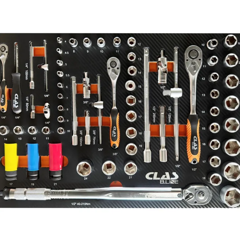 Servante 7 tiroirs + 274 outils CLAS - EG 1310BL