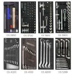Servante 4 tiroirs 435 outils CLAS - EG 1480