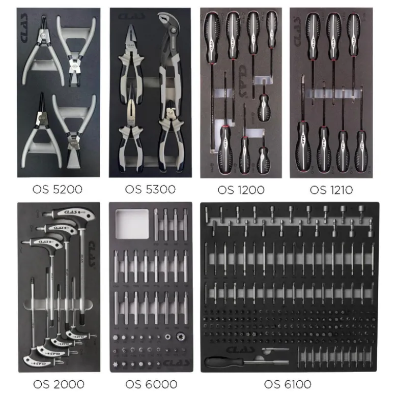 Servante 4 tiroirs 435 outils CLAS - EG 1480