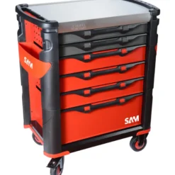 Servante 41 - 6 Tiroirs - 200 Outils - Maintenance Industrielle Sam Outillage - 416-200Sv