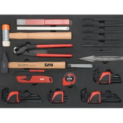 Servante 41 - 6 Tiroirs - 200 Outils - Maintenance Industrielle Sam Outillage - 416-200M