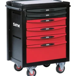 Servante 40 - 6 Tiroirs - Plateau Alu Sam Outillage - Servi-6Ral
