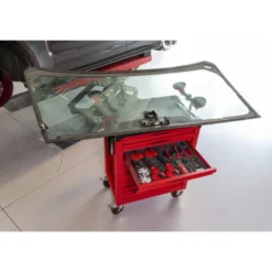 Servante 7 tiroirs RACING + composition pare brise + modules - 232 pièces - KS TOOLS 855.7232