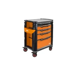 Servante 41 - 5 tiroirs - rouge - plateau inox - 189 outils SAM - 415-189MM