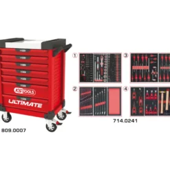 Servante 7 Tiroirs ULTIMATE + Composition 241 outils KS TOOLS