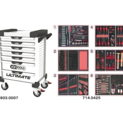 Servante 7 Tiroirs ULTIMATE + Composition 429 outils KS TOOLS