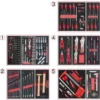 Servante 9 Tiroirs ULTIMATE + Composition 187 outils KS TOOLS