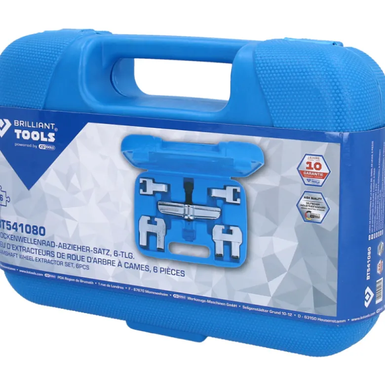 Set d'extracteur de poulie d'arbre à cames 6pcs BRILLIANT TOOLS - BT541080