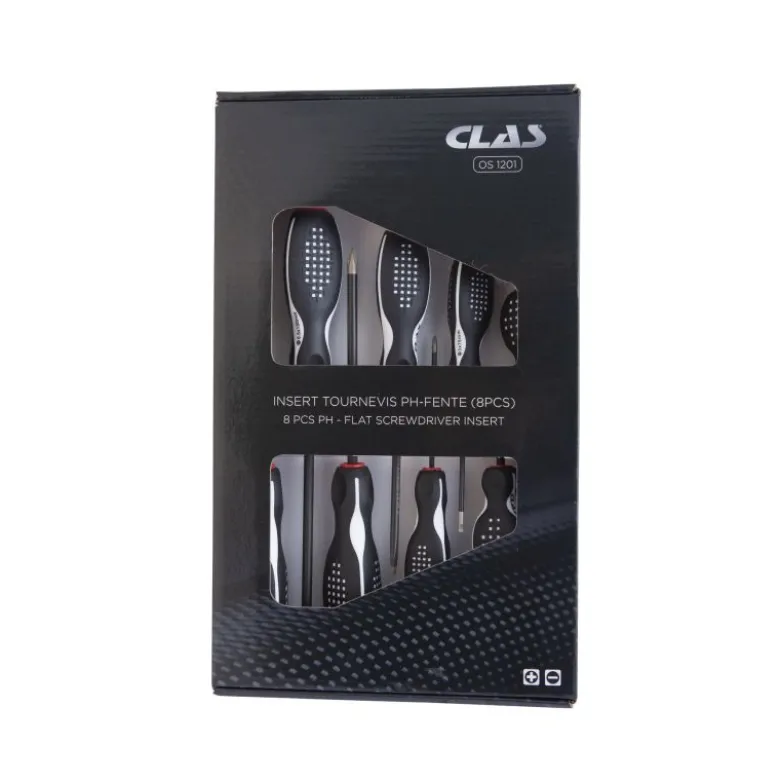 Set Tournevis Diamant PH-Fente 8Pcs CLAS - OS 1201