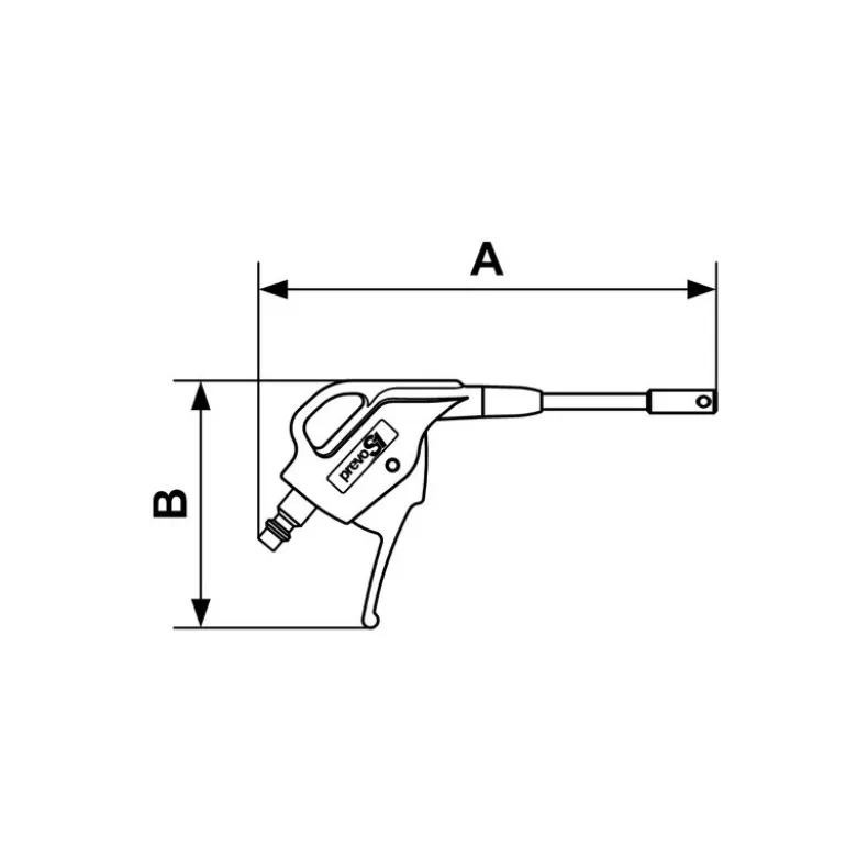 Soufflette prevoS1 à buse métallique OSHA Prevost IBG 06MTLH