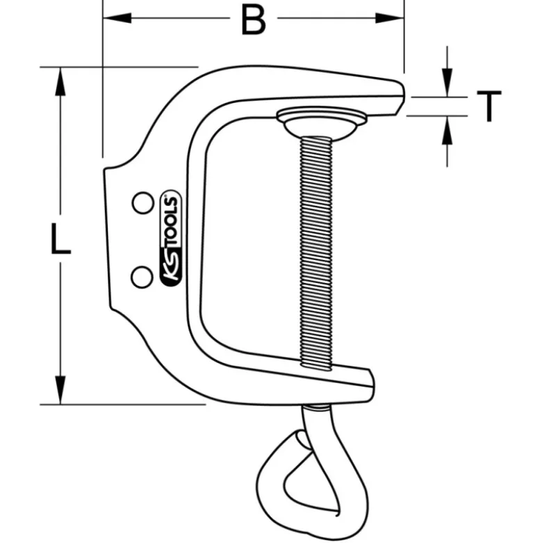 Support de pince à étaux, KS Tools - 115.2072