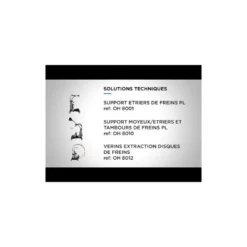 Support etriers de freins pl CLAS OH 8001