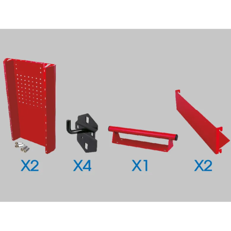 Support Latéral Perforé Pour Servante - 5 Pièces King Tony - 87430A