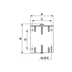 Support orientable pour enrouleurs ouverts DVO et DMO PREVOST - DMO PIV2