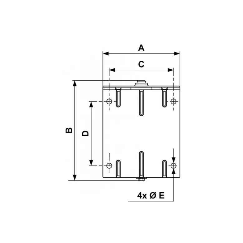 Support orientable pour enrouleurs ouverts DVO et DMO PREVOST - DMO PIV2