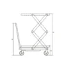 Table Élévatrice Manuelle 350Kgs Double Ciseaux King Tony - 9TYC12035AB