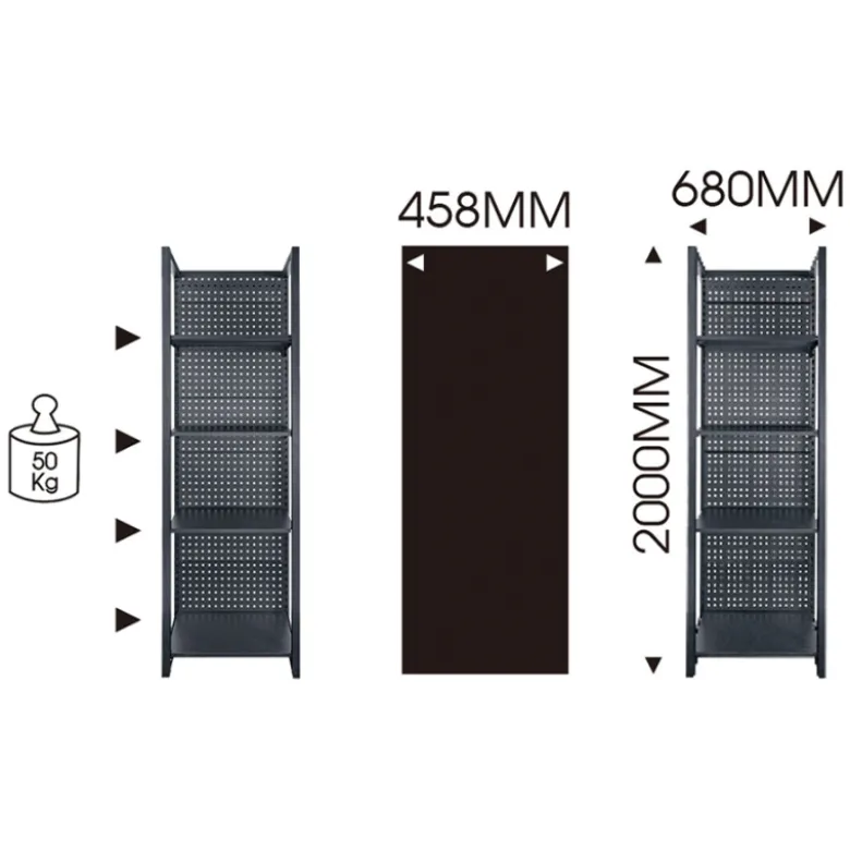 Étagère De Rangement À 4 Niveaux 680mm King Tony - 87D1120AK
