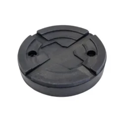 Tampon caoutchouc rond avec enfort plaque metallique ø125x26mm CLAS EG 1152