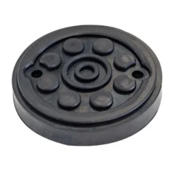 Tampon caoutchouc rond avec enfort plaque metallique ø120x22mm CLAS EG 1151