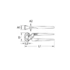 Tenailles russe chrome vanadium - KS TOOLS