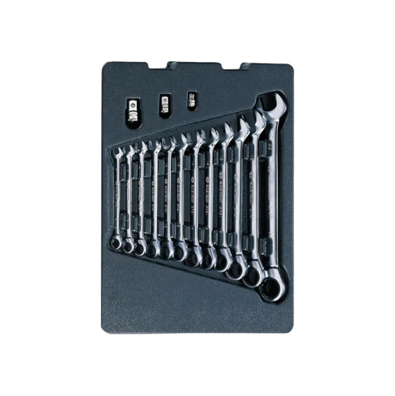 Thermoformé Servante Clés Mixtes À Cliquet Réversible 15Pcs (373A) King Tony - 9102A15MR