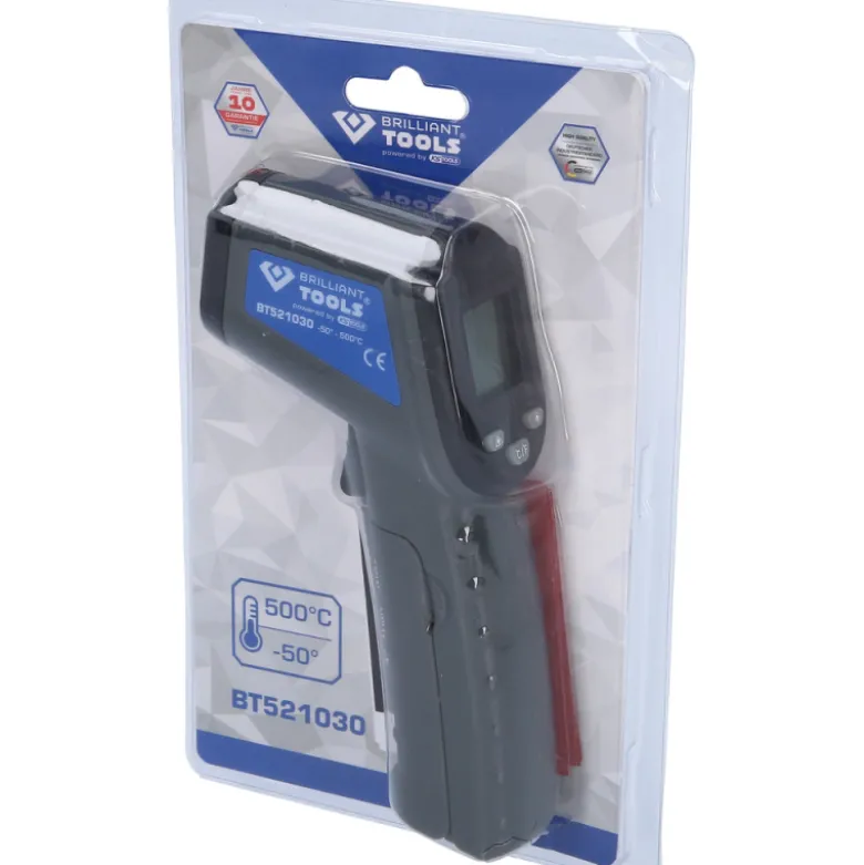 Thermomètre laser - 50° à + 500°C BRILLIANT TOOLS - BT521030