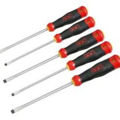 Tournevis Bi-Matiere Fente Mecanicien - Jeu De 5 SAM Outillage - T-MJ5