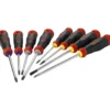 Tournevis Bi-Matiere Fente Phillips Et Pozidriv - Jeu De 8 SAM Outillage - T-J8